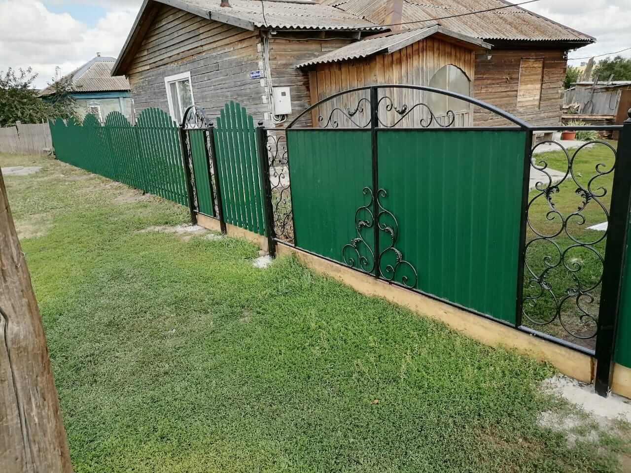 забор из штакетника Зеленый Мох фото5 в Ханты-Мансийске