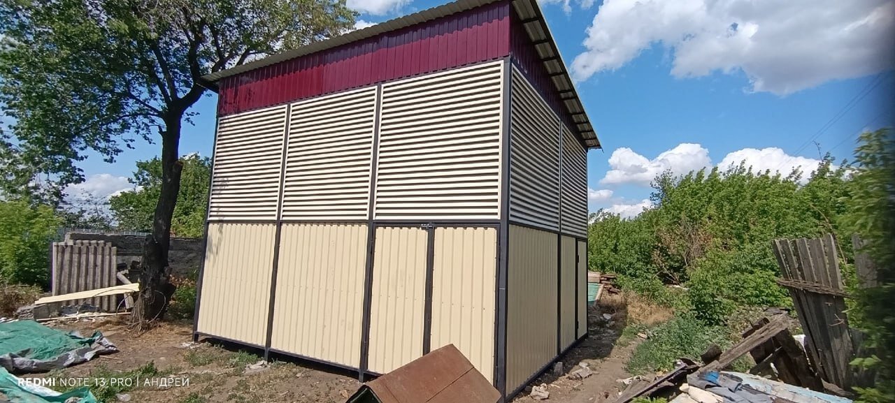 Сенник из ламелей еврожалюзи RAL1015 Слоновая Кость фото 2 в Ханты-Мансийске